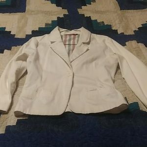 White blazer
